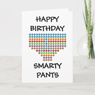 smarty pants card
