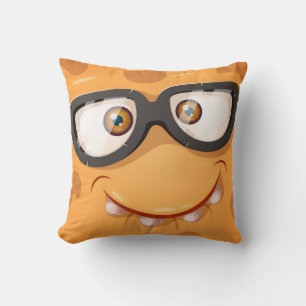 Smarty The Orange Monster Cushion