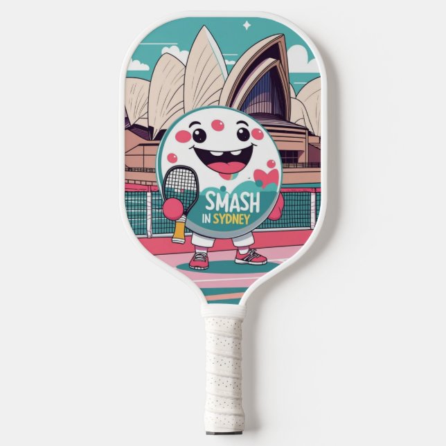 Smash in Sydney – Australia Pickleball Design  Paddle (Front)