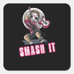 Smash It Square Sticker