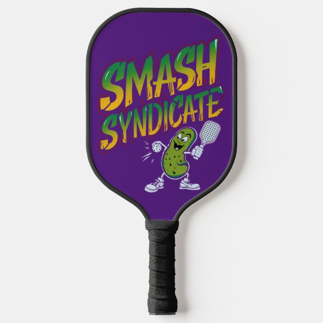 Smash Syndicate: Dominate the Court Pickleball Paddle (Front)