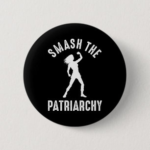 Smash The Patriarchy 6 Cm Round Badge
