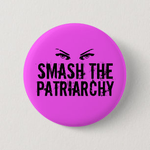 Smash the Patriarchy 6 Cm Round Badge