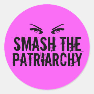 Smash the Patriarchy Classic Round Sticker