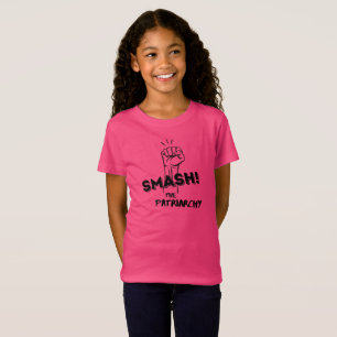 Smash the Patriarchy feminist - kids t-shirt