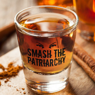 Smash the Patriarchy Feminist Shot Glass