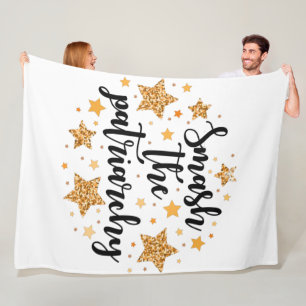 Smash The Patriarchy! Fleece Blanket