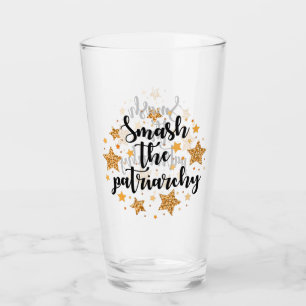 Smash The Patriarchy! Glass Tumbler