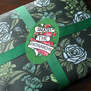 Smash the Patriarchy Oval Sticker