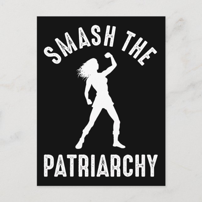 Smash The Patriarchy Postcard (Front)