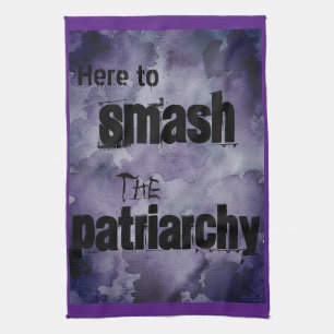 Smash the Patriarchy Tea Towel
