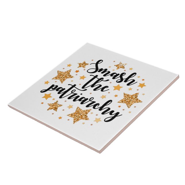 Smash The Patriarchy! Tile (Side)