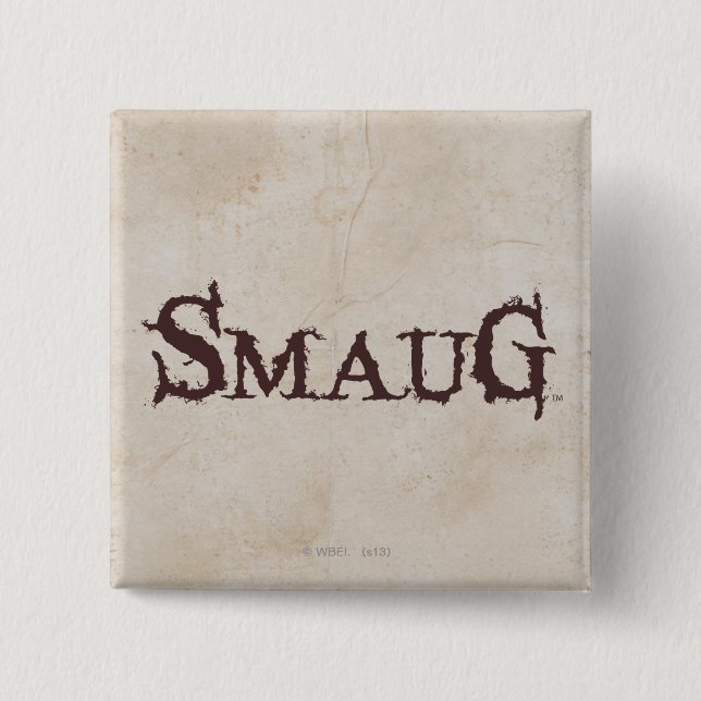 SMAUG™ Name 15 Cm Square Badge (Front)