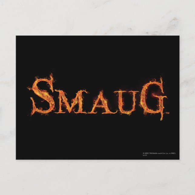 SMAUG™ Name Graphic Postcard (Front)