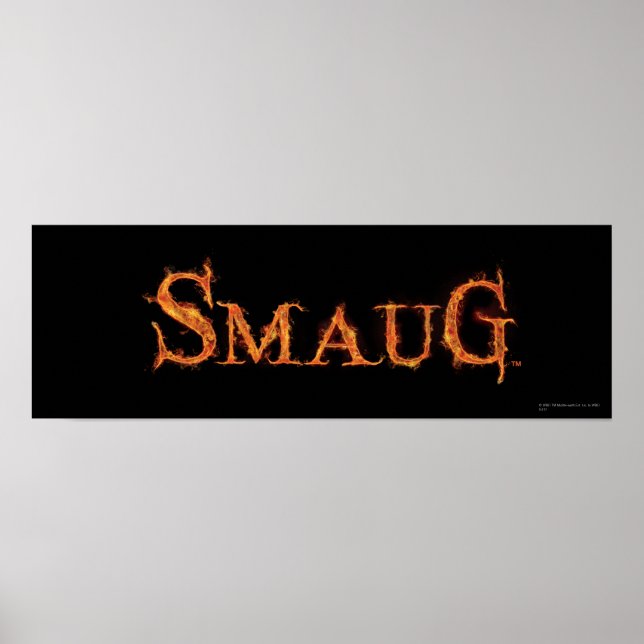 SMAUG™ Name Graphic Poster (Front)