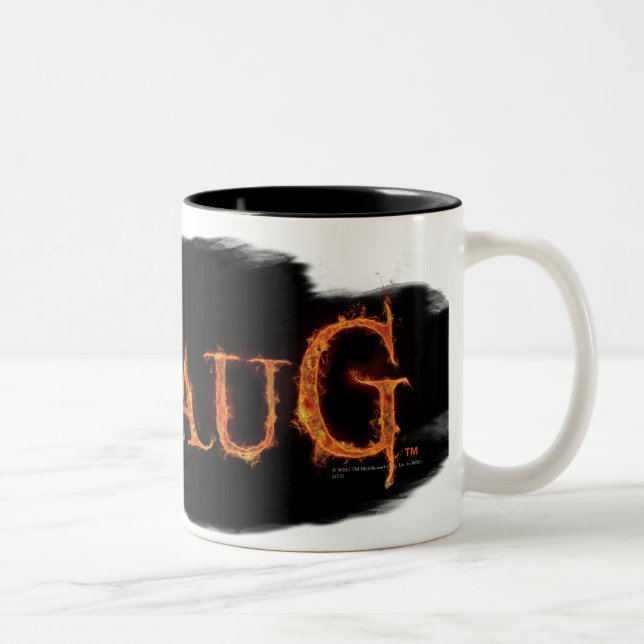 SMAUG™ Name Graphic Two-Tone Coffee Mug (Right)