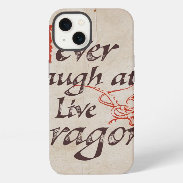 SMAUG™ - Never Laugh At A Live Dragon iPhone Case (Back)