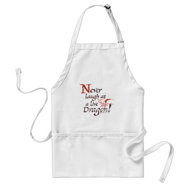 SMAUG™ - Never Laugh At A Live Dragon Standard Apron (Front)