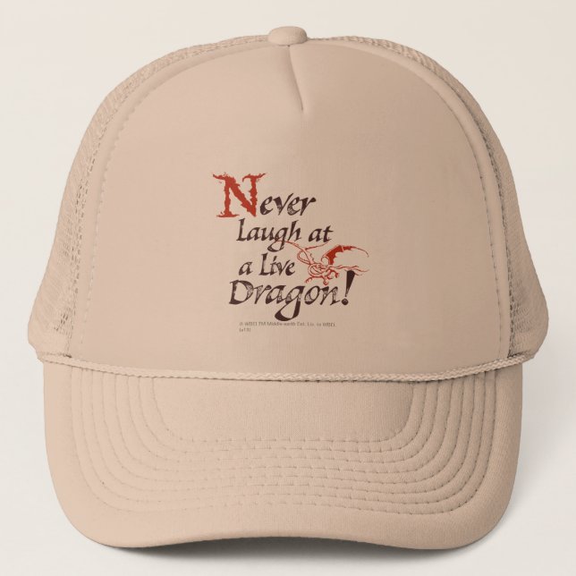 SMAUG™ - Never Laugh At A Live Dragon Trucker Hat (Front)