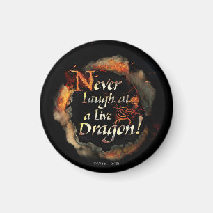 SMAUG™ - Never Laugh Logo Graphic Magnet