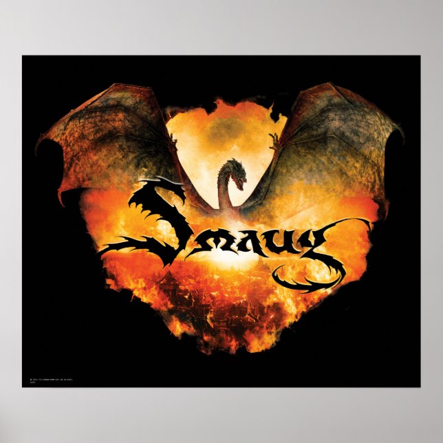 SMAUG™ Over Laketown Poster (Front)