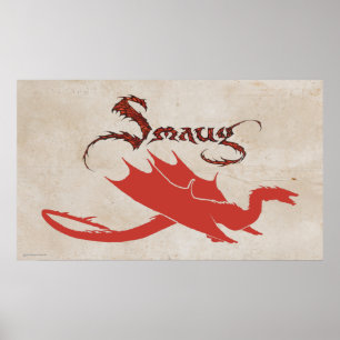 SMAUG™ Silhouette & Name Poster