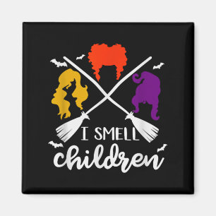 Smell Children Funny Witch Halloween Lazy Costume Magnet