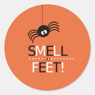 Smell my Feet Classic Round Sticker