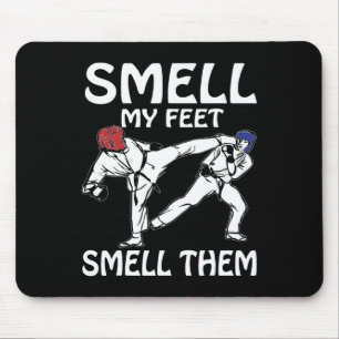 Smell My Feet Funny Karate Sparring  Mouse Pad