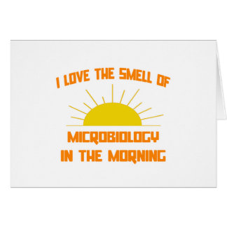 Smell of Microbiology in the Morning
