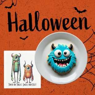 Smell Our Feet Monster Buddies Custom Napkin
