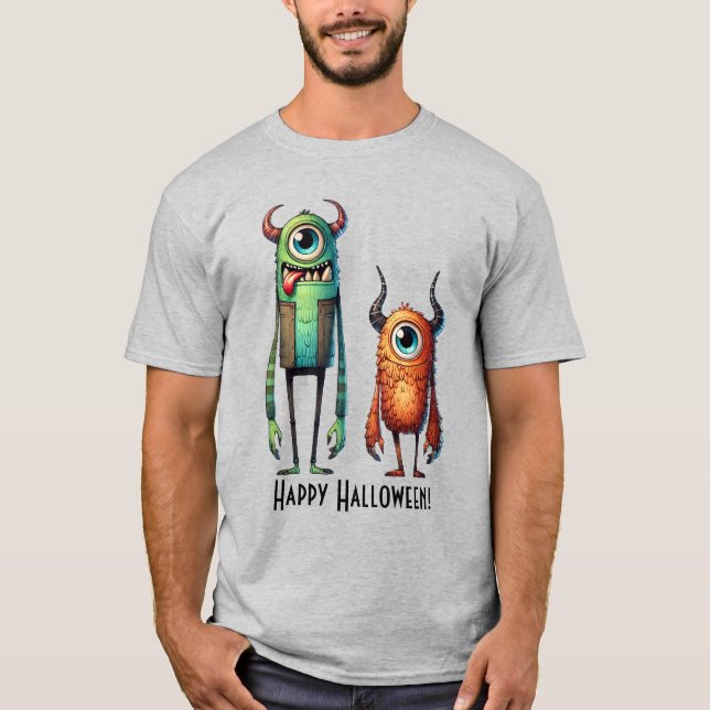 Smell Our Feet Monster Buddies Custom T-Shirt (Front)