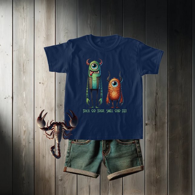 Smell Our Feet Monster Buddies T-Shirt (Dressed to impress.)