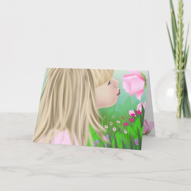 Smell The Roses Card (Front)