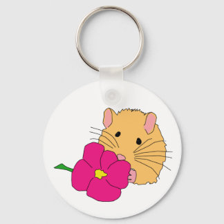 smell the roses key ring