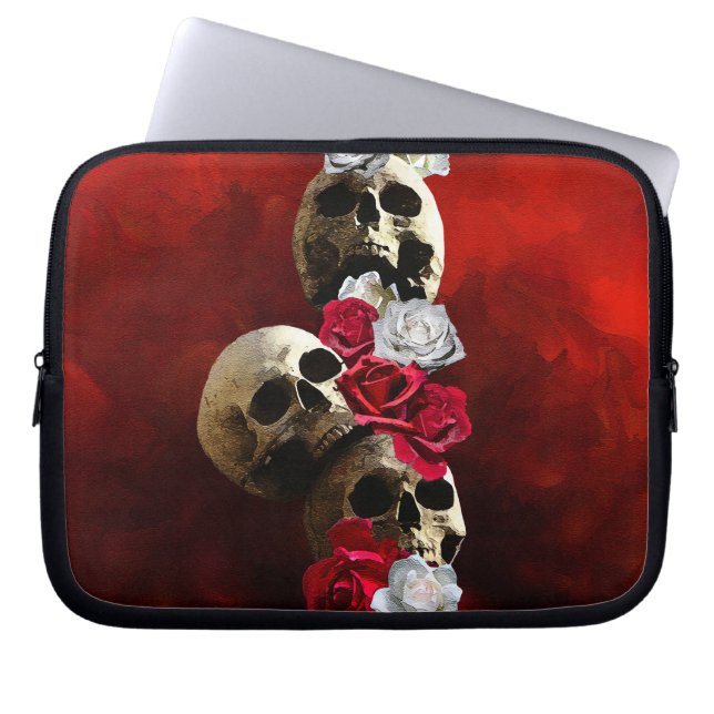 Smell the Roses (while you can) Laptop Sleeve (Front)