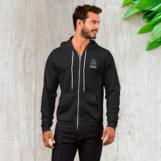 Smells Like Coffee Mens Full-Zip Hoodie (Creator Uploaded)