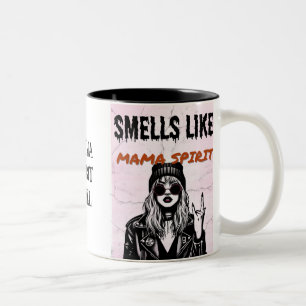 Smells Like MaMa Spirit Two-Tone Coffee Mug