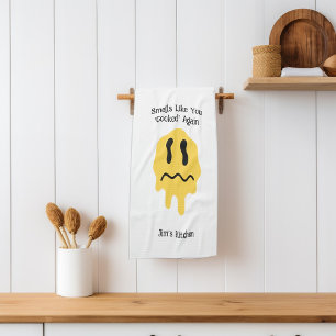 Smells Like You 'Cooked' Again Funny Personalised Tea Towel
