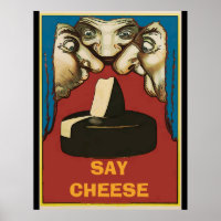 Smelly Cheese Vintage Posters
