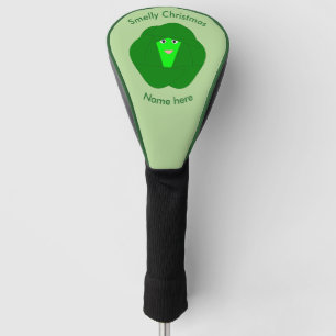 Smelly Christmas Brussels Sprout Golf Driver Cover