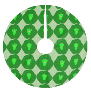 Smelly Christmas Brussels Sprout Tree Skirt
