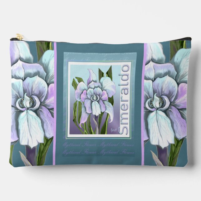 Smeraldo flower accessory pouch (Front)
