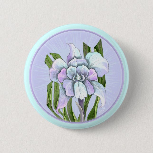 Smeraldo Flower Button (Front)
