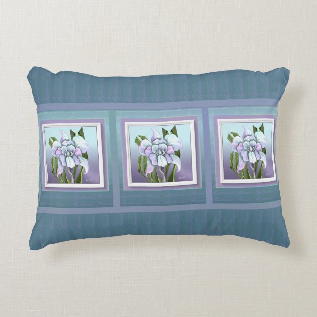 Smeraldo Flower Decorative Cushion (Front)