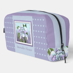Smeraldo flower dopp kit