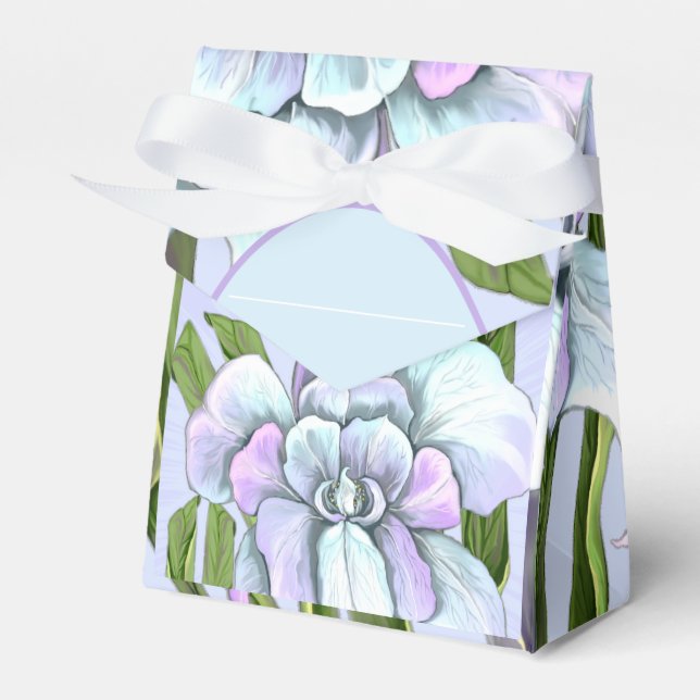 Smeraldo Flower Favour Box (Front Side)