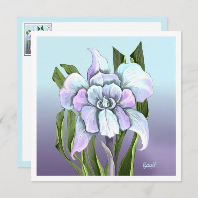 Smeraldo Flower Flat Card (Front/Back)