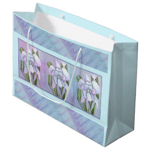 smeraldo flower large gift bag