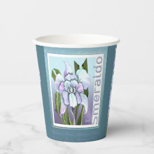 Smeraldo Flower Paper Cups